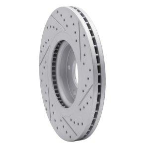 Kia Sedona Brake Rotor (1) - Front Left - DFC - Drilled & Slotted Geoperformance - `15-`21