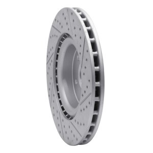 Genesis G70 Brake Rotor (1) - Front Left - DFC - Drilled & Slotted Geoperformance - `18-`22