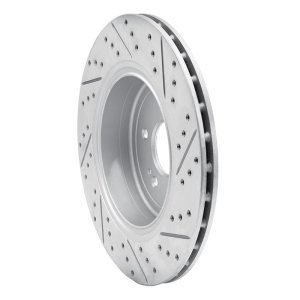 Genesis G70 Brake Rotor (1) - Rear Left - DFC - Drilled & Slotted Geoperformance - `18-`25