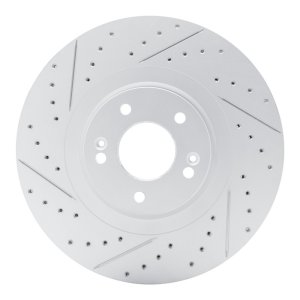 Hyundai Palisade Brake Rotor (1) - Front Left - DFC - Drilled & Slotted Geoperformance - `20-`25