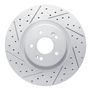 Hyundai Sonata Brake Rotor (1) - Front Left - DFC - Geoperformance Rotor - Drilled and Slotted - `21-`26