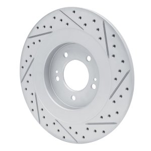 Hyundai Sonata Brake Rotor (1) - Rear Left - DFC - Drilled & Slotted Geoperformance - `21-`26