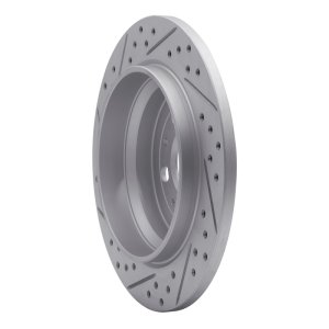 Volvo S60 Brake Rotor (1) - Rear Right - DFC - Geoperformance Rotor - Drilled & Slotted - `99-`09