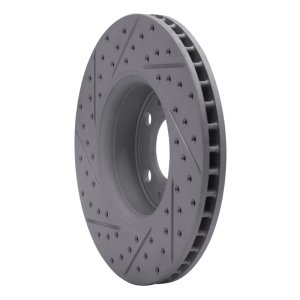 Volvo S60 Brake Rotor (1) - Front Right - DFC - Drilled & Slotted Geoperformance - `99-`09