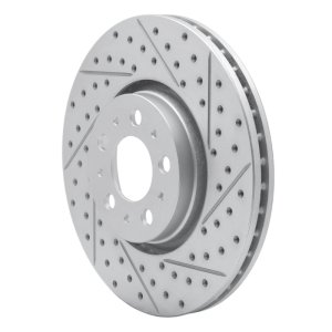 Volvo S60 Brake Rotor (1) - Front Right - DFC - Drilled & Slotted Geoperformance - `03-`09