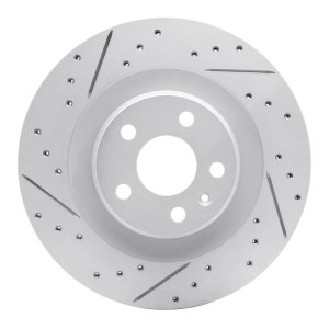 Volvo Xc60 Brake Rotor (1) - Rear Left - DFC - Drilled & Slotted Geoperformance - `16-`26