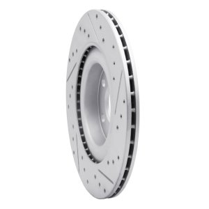 Volvo Xc60 Brake Rotor (1) - Rear Left - DFC - Drilled & Slotted Geoperformance - `16-`26