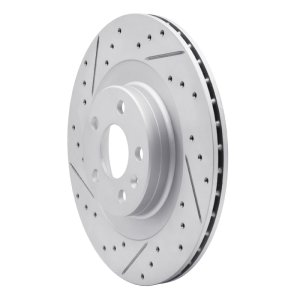 Volvo Xc60 Brake Rotor (1) - Rear Left - DFC - Drilled & Slotted Geoperformance - `16-`26
