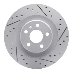 Volvo V90 Brake Rotor (1) - Rear Right - DFC - Drilled & Slotted Geoperf - `16-`26