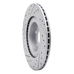 Volvo V90 Brake Rotor (1) - Rear Right - DFC - Drilled & Slotted Geoperf - `16-`26