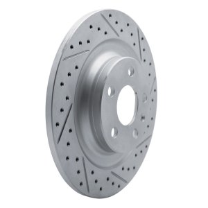 Volvo XC40 Brake Rotor (1) - Rear Right - DFC - Drilled & Slotted Geoperformance - `19-`25 Volvo XC40 Brake Rotor (1) - Rear Right - DFC - Drilled & Slotted Geoperformance - `19-`25