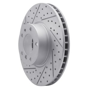 BMW 540I Brake Rotor (1) - Front Left - DFC - Geoperformance Rotor - Drilled & Slotted - `91-`01