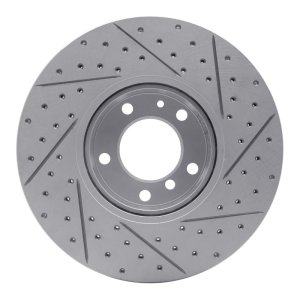 BMW 540I Brake Rotor (1) - Front Left - DFC - Geoperformance Rotor - Drilled & Slotted - `91-`01