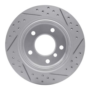 BMW 323i Brake Rotor (1) - Rear Left - DFC - Drilled & Slotted Geoperformance - `96-`05