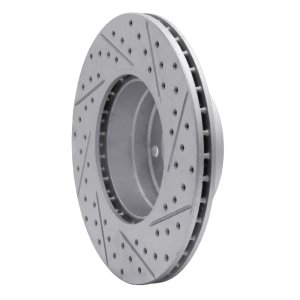 BMW 528I Brake Rotor (1) - Front Left - DFC - Drilled & Slotted Geoperformance - `96-`03