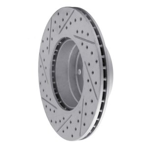 BMW 525I Brake Rotor (1) - Front Right - DFC - Drilled & Slotted Geoperformance - `96-`03