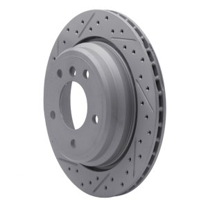 BMW 525I Brake Rotor (1) - Rear Left - DFC - Drilled & Slotted Geoperformance - `96-`03