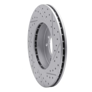 BMW Z4 Brake Rotor (1) - Front Left - DFC - Drilled & Slotted Geoperformance - `99-`08