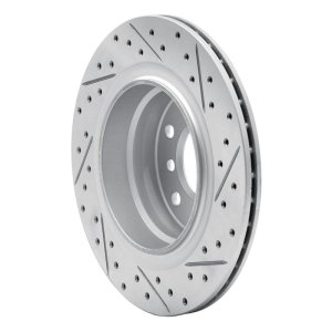 BMW Z4 Brake Rotor (1) - Rear Left - DFC - Drilled & Slotted Geoperformance - `03-`08