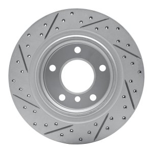 BMW Z4 Brake Rotor (1) - Rear Right - DFC - Geoperformance Drilled & Slotted - `03-`08