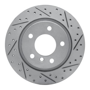 BMW Z4 Brake Rotor (1) - Rear Right - DFC - Geoperformance Drilled & Slotted - `03-`08