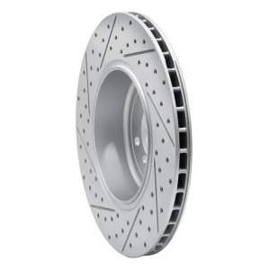 BMW 535I Brake Rotor (1) - Rear Right - DFC - Drilled & Slotted Geoperformance - `04-`10