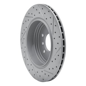 BMW 525I Brake Rotor (1) - Rear Left - DFC - Drilled & Slotted Geoperformance - `04-`10