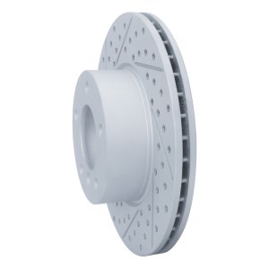 BMW 128I Brake Rotor (1) - Front Left - DFC - Geoperformance Drilled & Slotted - `06-`13