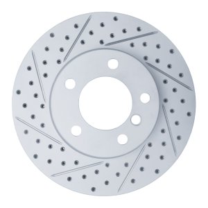 BMW 128I Brake Rotor (1) - Front Left - DFC - Geoperformance Drilled & Slotted - `06-`13