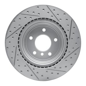 BMW 330xi Brake Rotor (1) - Rear Left - DFC - Drilled & Slotted Geoperformance - `06-`15 BMW 330xi Brake Rotor (1) - Rear Left - DFC - Drilled & Slotted Geoperformance - `06-`15