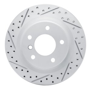 BMW 128I Brake Rotor (1) - Rear Left - DFC - Geoperformance Rotor - Drilled & Slotted - `08-`13