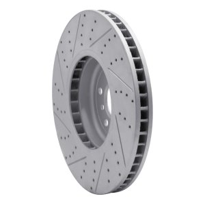 BMW 750I Brake Rotor (1) - Right Front - DFC - Geoperformance Drilled and Slotted - `09-`17