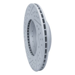 BMW Z4 Brake Rotor (1) - Front Right - DFC - Geoperformance Drilled & Slotted - `09-`16