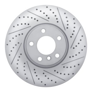 BMW 650I Coupe Brake Rotor (1) - Front - DFC - Drilled & Slotted Geoperformance - `10-`18