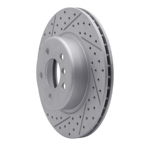 BMW 528I Brake Rotor (1) - Front Left - DFC - Geoperformance Rotors - Drilled & Slotted - `11-`16