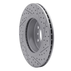 BMW 528I Brake Rotor (1) - Front Left - DFC - Geoperformance Rotors - Drilled & Slotted - `11-`16