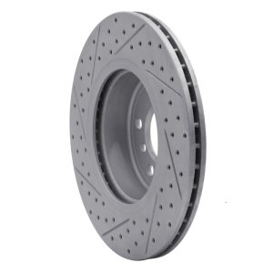BMW 528I Brake Rotor (1) - Front Right - DFC - Drilled & Slotted Geoperformance - `11-`16