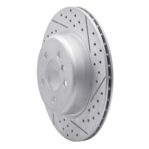 BMW 535d xDrive Brake Rotor (1) - Rear Right - DFC - Drilled & Slotted Geoperformance - `11-`16