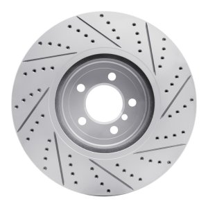 BMW ActiveHybrid 3 Brake Rotor (1) - Front Left - DFC - Geoperformance Drilled & Slotted - `13-`20 BMW ActiveHybrid 3 Brake Rotor (1) - Front Left - DFC - Geoperformance Drilled & Slotted - `13-`20