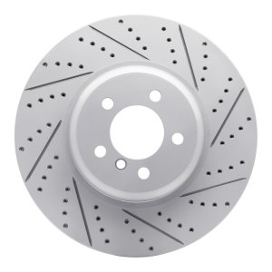 BMW 440i xDrive Gran Coupe Brake Rotor (1) - Front Right - DFC - Drilled & Slotted Geoperformance - `13-`20