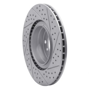 BMW 118i Brake Rotor (1) - Rear Left - DFC - Drilled & Slotted Geoperformance - `12-`20