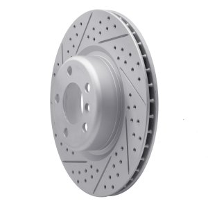 BMW 118i Brake Rotor (1) - Rear Left - DFC - Drilled & Slotted Geoperformance - `12-`20