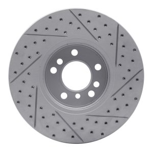 BMW M240i xDrive Brake Rotor (1) - Rear Right - DFC - Geoperformance Drilled & Slotted - `12-`20