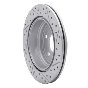 BMW 430i xDrive Gran Coupe Brake Rotor (1) - Rear Left - DFC - Geoperformance Drilled & Slotted - `06-`20