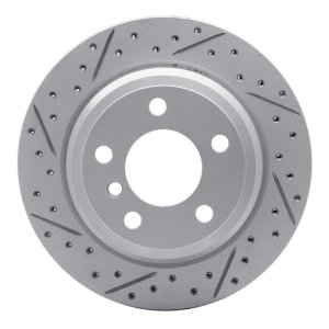 BMW 430i xDrive Gran Coupe Brake Rotor (1) - Rear Left - DFC - Geoperformance Drilled & Slotted - `06-`20