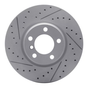 BMW 428I Brake Rotor (1) - Front Left - DFC - Drilled & Slotted Geoperformance - `12-`18