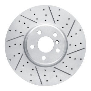 BMW 530I Brake Rotor (1) - Left Front - DFC - Drilled & Slotted Geoperformance - `16-`26