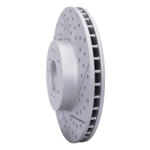 BMW X5 Brake Rotor (1) - Front Right - DFC - Drilled & Slotted Geoperformance - `00-`06