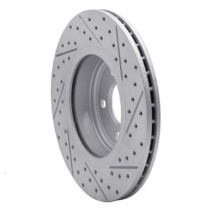 BMW X3 Brake Rotor (1) - Front Left - DFC - Drilled & Slotted Geoperformance - `04-`10