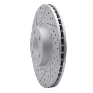 BMW X5 Brake Rotor (1) - Front Left - DFC - Geoperformance Rotor - Drilled and Slotted - `07-`18